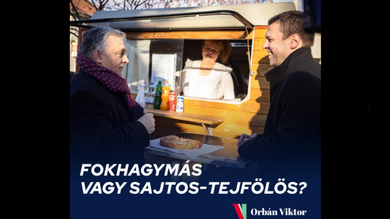 Orbán Viktor beugrott lángosozni Budakeszire