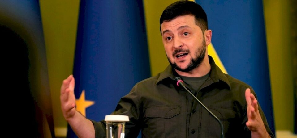 Az ukrán elnök egy nagyon különleges vendéget fogadott Kijevben