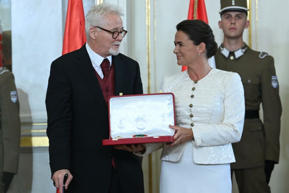 Miklósa Erika és Rofusz Ferenc kapta a Magyar Szent István-rendet