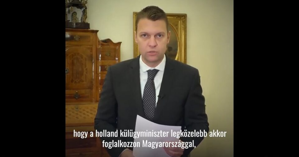 Hollandia külügyminisztere egy interjúban megtámadta Magyarországot