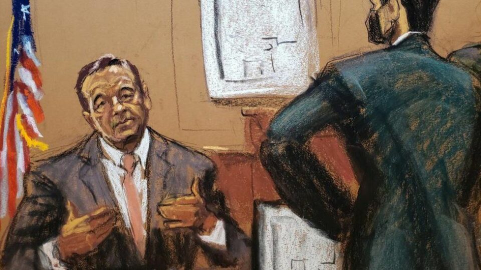 Kevin Spacey denies sex abuse claim during testimony at his trial