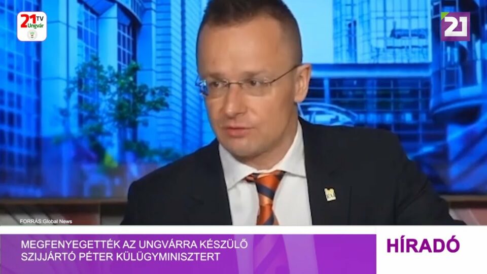 Megfenyegették Szijjártó Pétert, hogy felrobbantják, ha Ukrajnába utazik