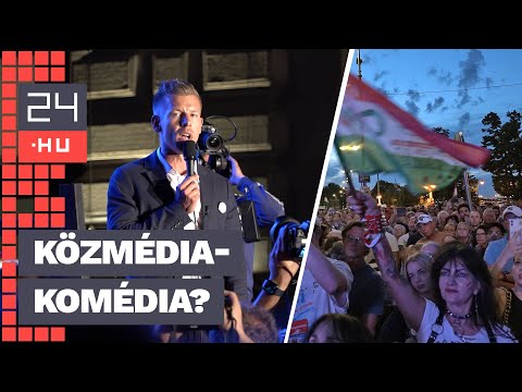 „Ez egy showműsor volt” – tüntetők és Magyar Péter a NER első közmédia-vitájáról | 24.hu