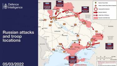 Térképen az ukránok betörése Oroszországba, már tizenkét kilométert nyomultak előre