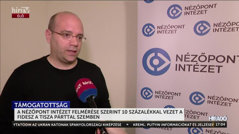 A Nézőpont Intézet kihozott egy felmérést, ami a Fidesz támogatottságának enyhe csökkenését mutatja